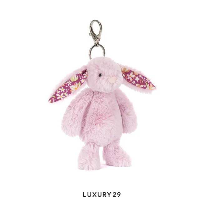 JellyCat Thistlepop Blossom Bunny Bag Charm