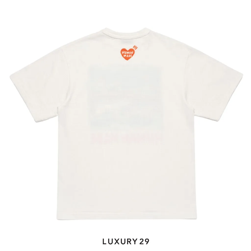 Human Made Polar Bear Graphic T-Shirt White(3XL, White)