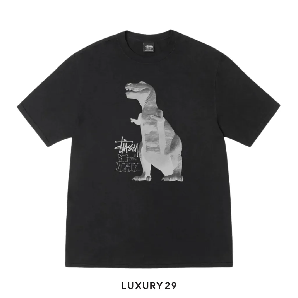 Stussy BIG & MEATY TEE PIGMENT DYED Black(S, Black)