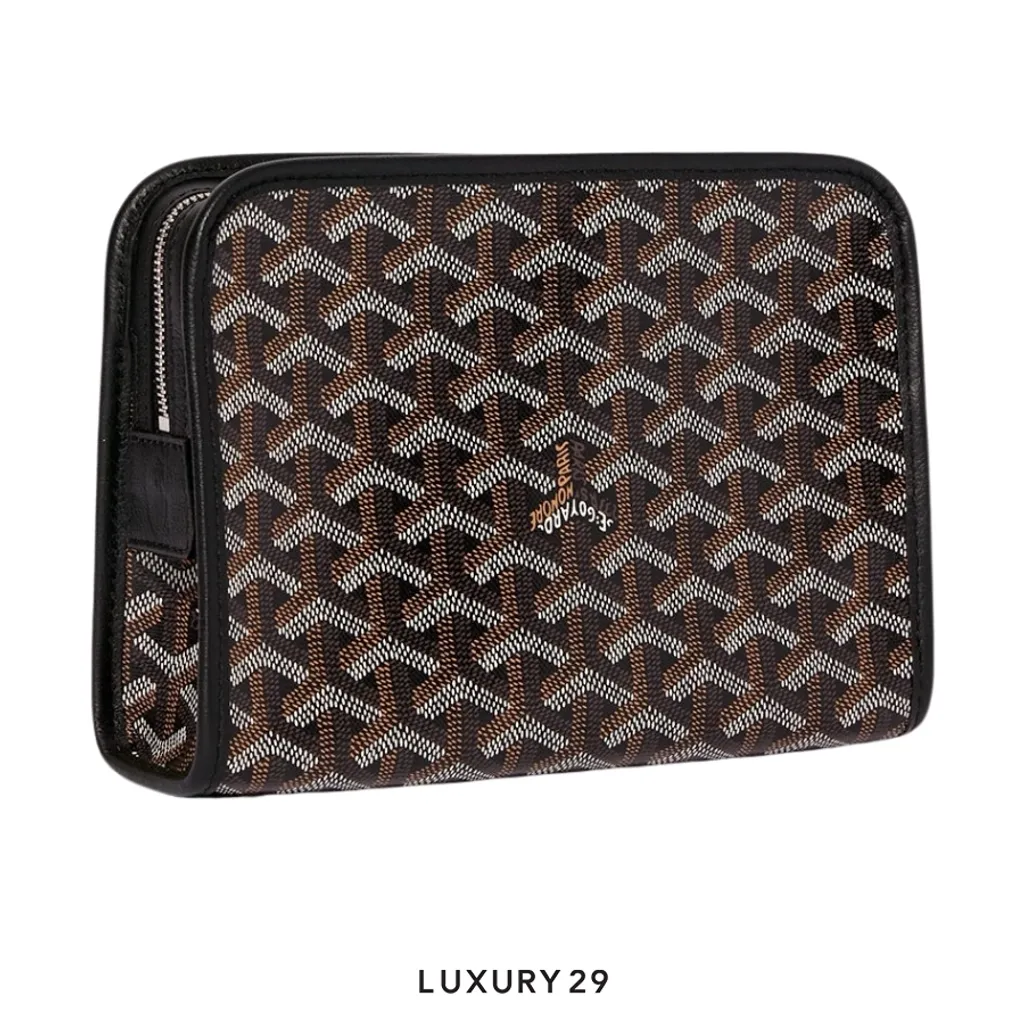 Goyard Jouvence PM Toiletry Bag Black(Small, Black)
