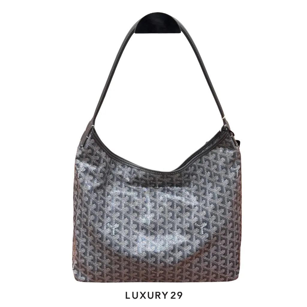 Goyard Boheme Hobo Bag Grey(Small, Grey)