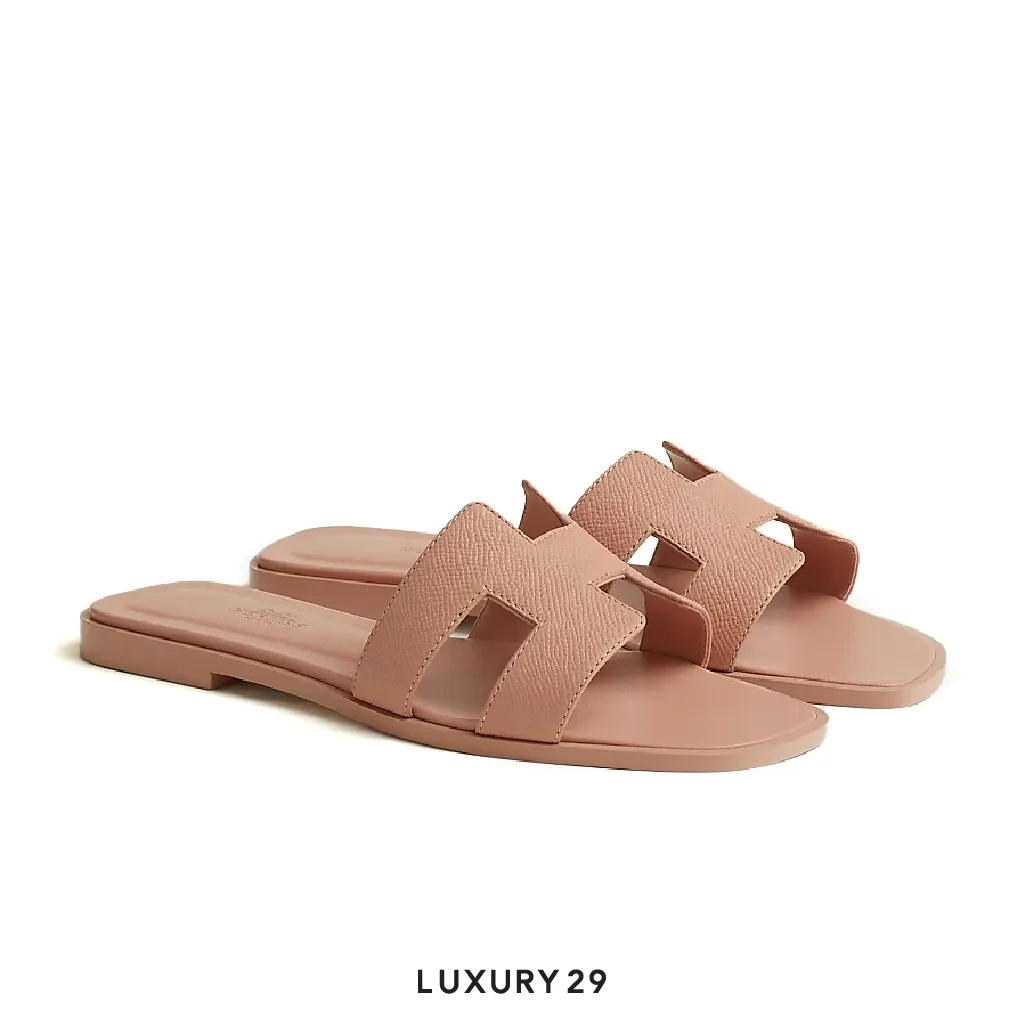 Hermes Oran Sandal Beige perlino(39.5, Neutrals)
