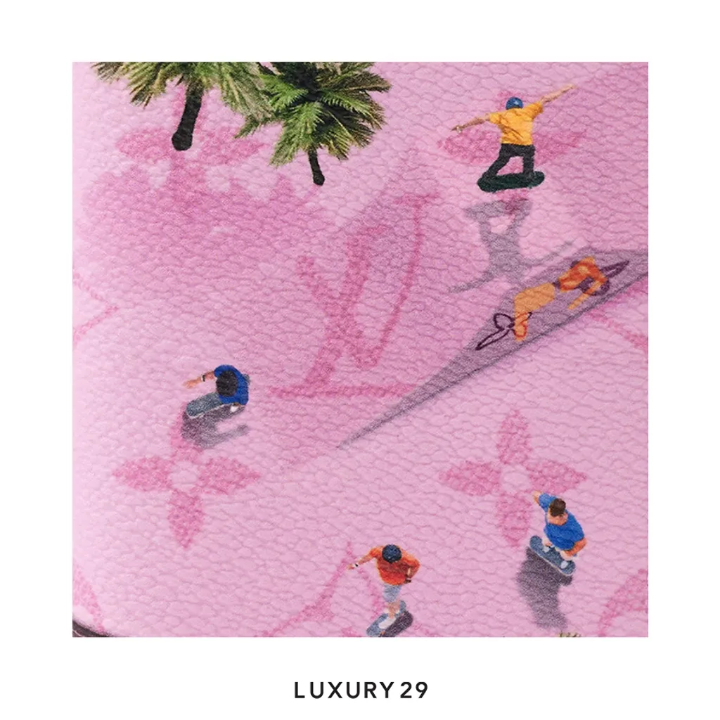 Louis Vuitton LV Pocket Organizer Wallet Pink(Small, Pink)