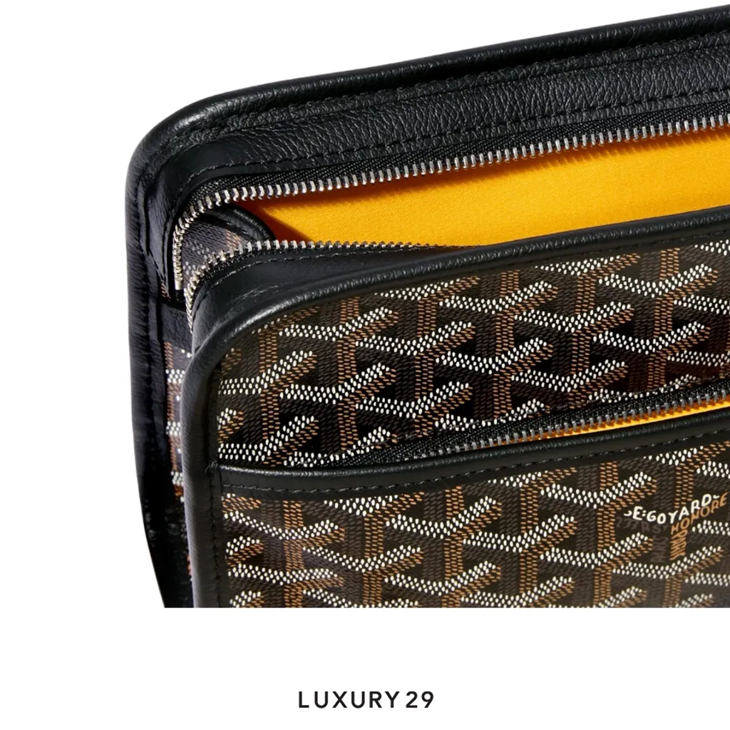 Goyard Jouvence PM Toiletry Bag Black(Small, Black)