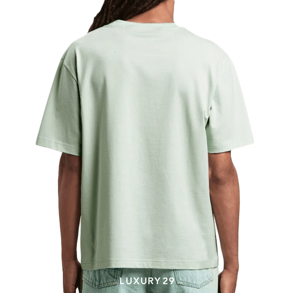 Palm Angels SLIM FIT T-SHIRT MINT OFF WHITE