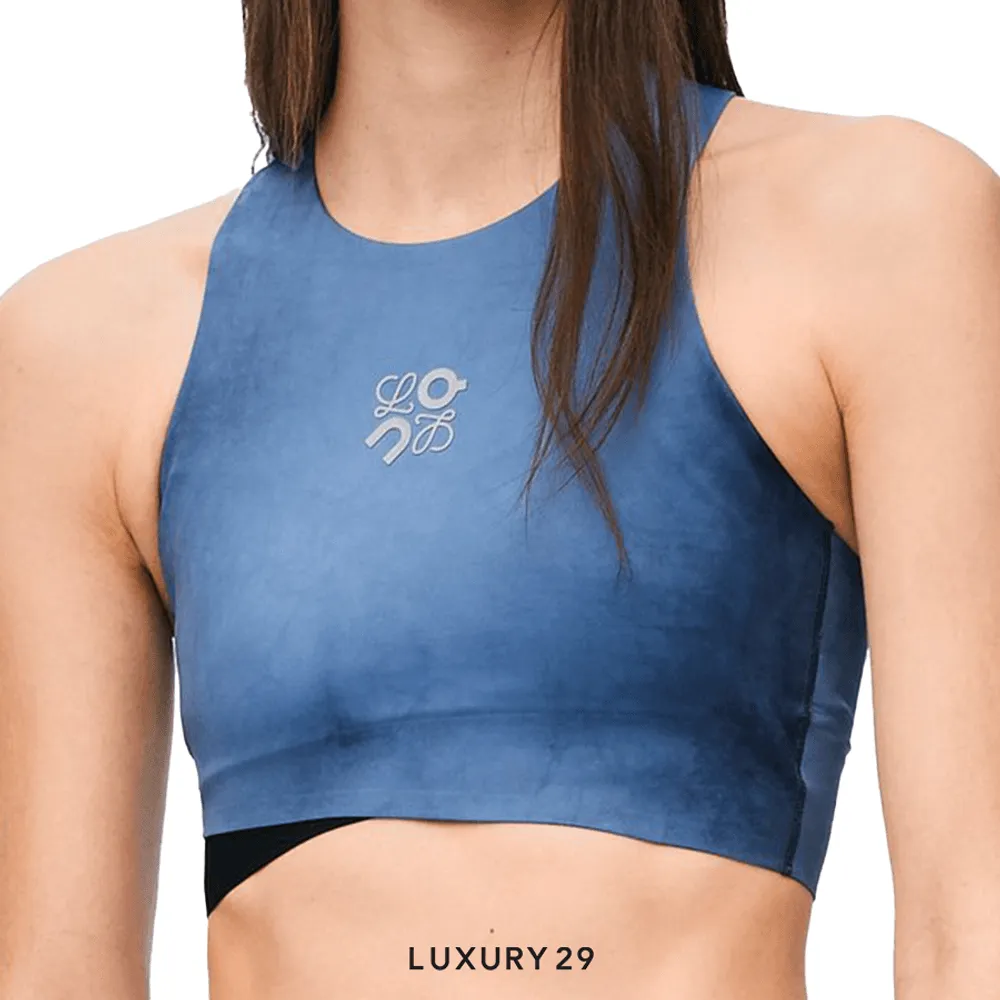 On x Loewe Performance top in technical jersey Blue/Multicolor(XS, Blue)