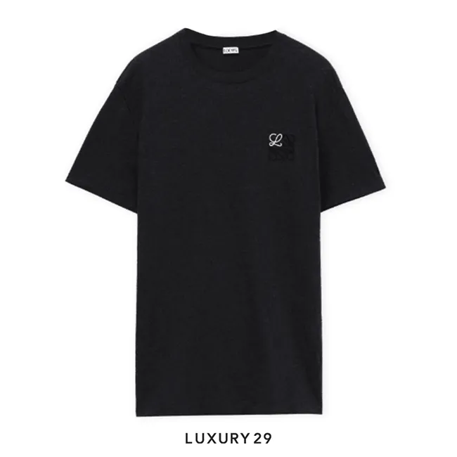 Loewe Regular fit T-shirt in cotton Anthracite