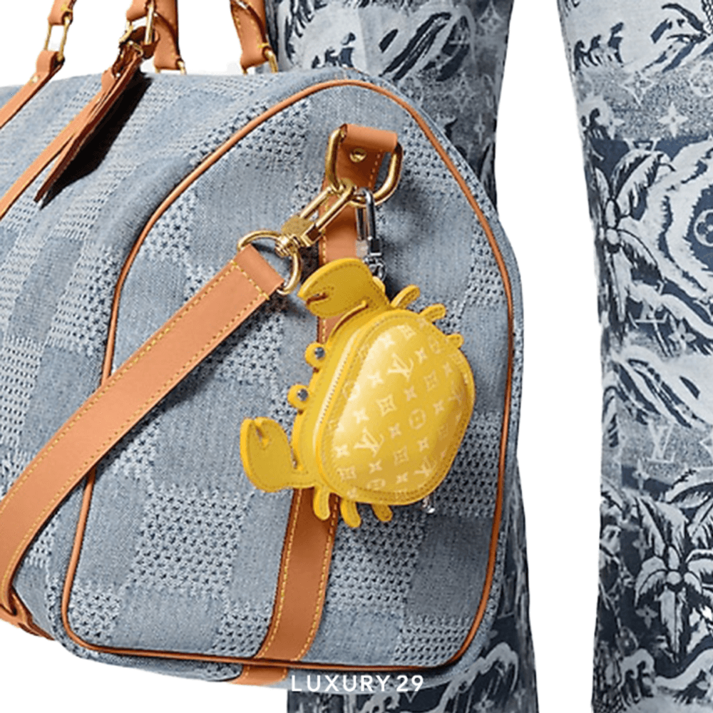Louis Vuitton LV Crab Bag Charm Jaune(Small, Yellow)