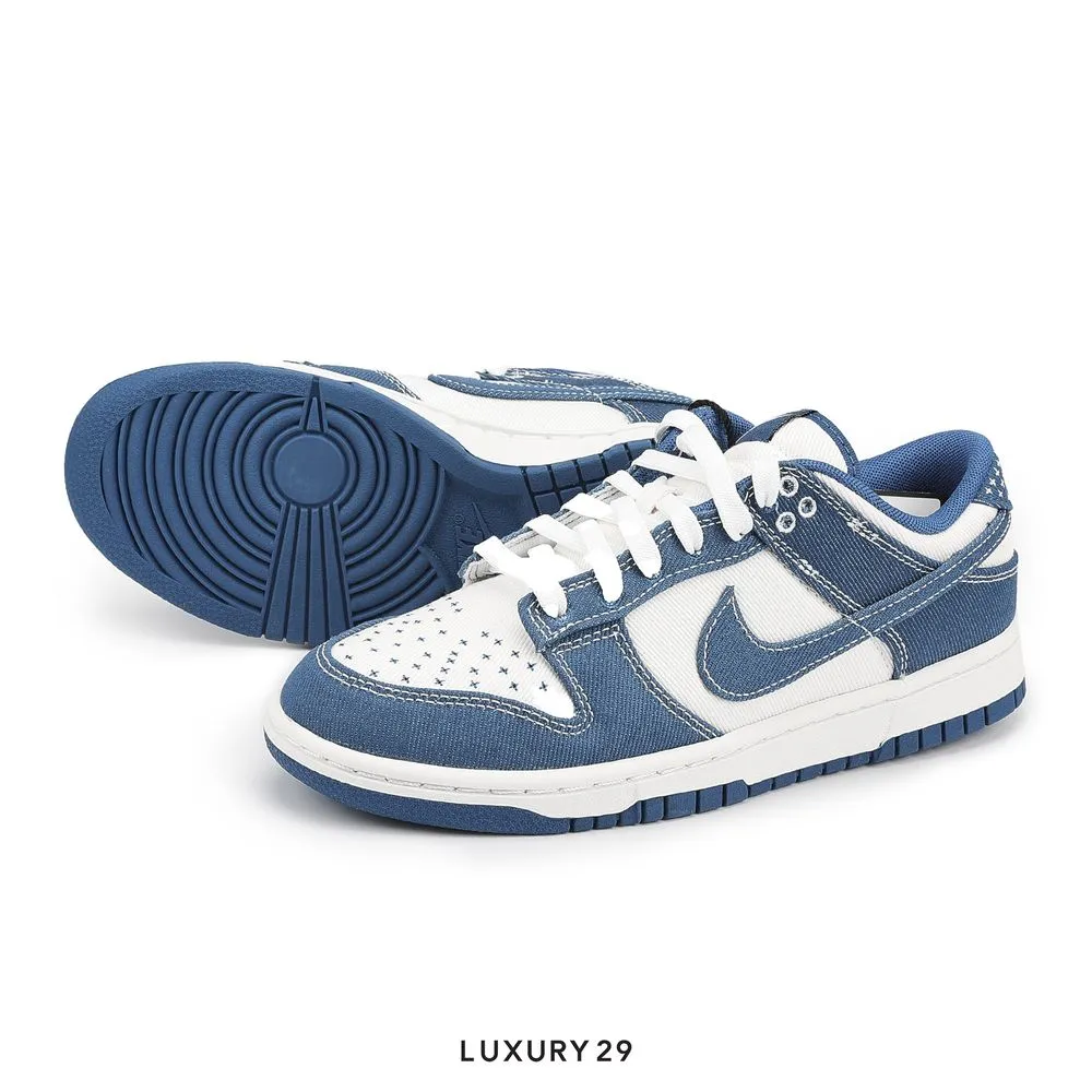 Nike Dunk Low Industrial Blue Sashiko(41, Blue)