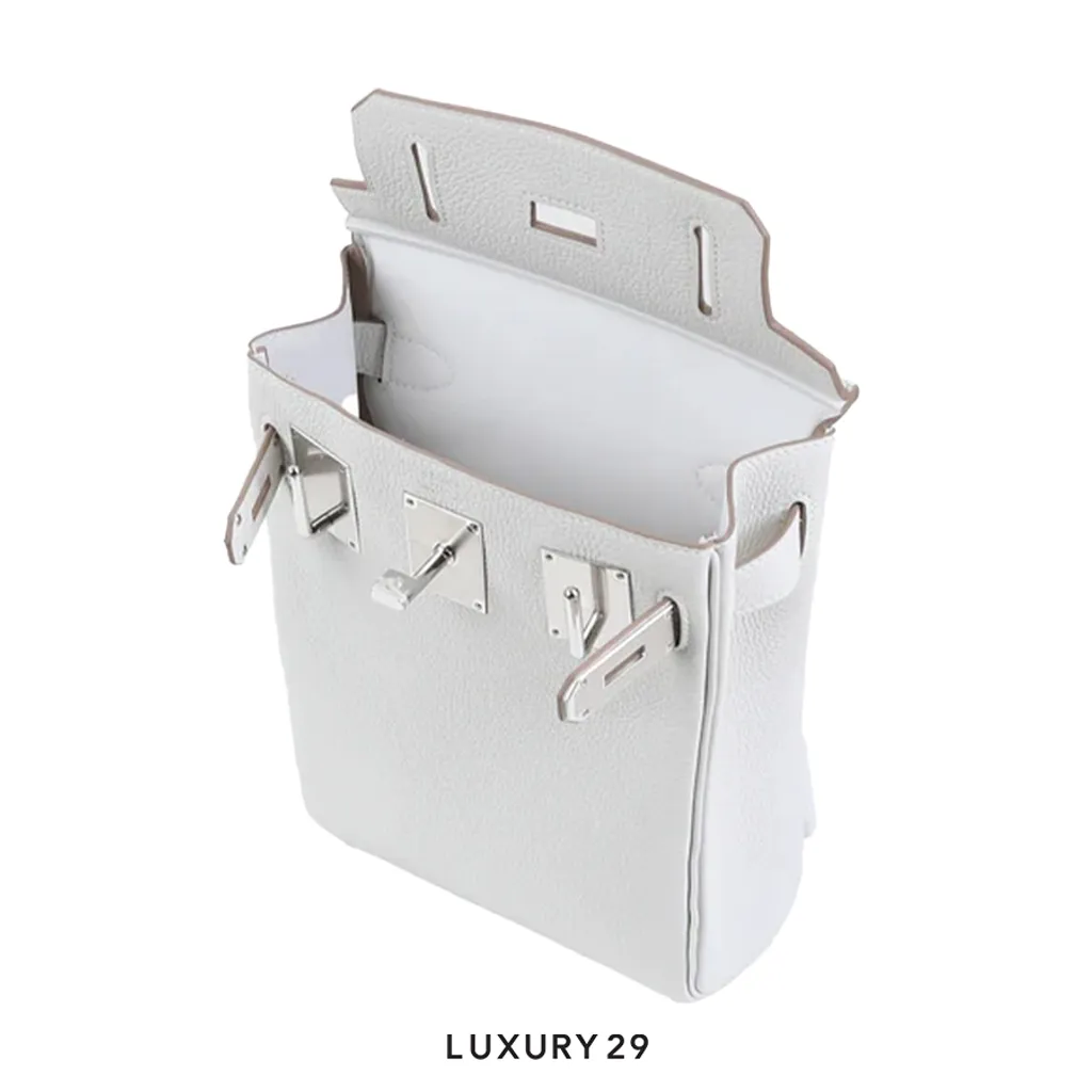 Hermes Hac A Dos PM Backpack Gris Pale(Small, Grey)