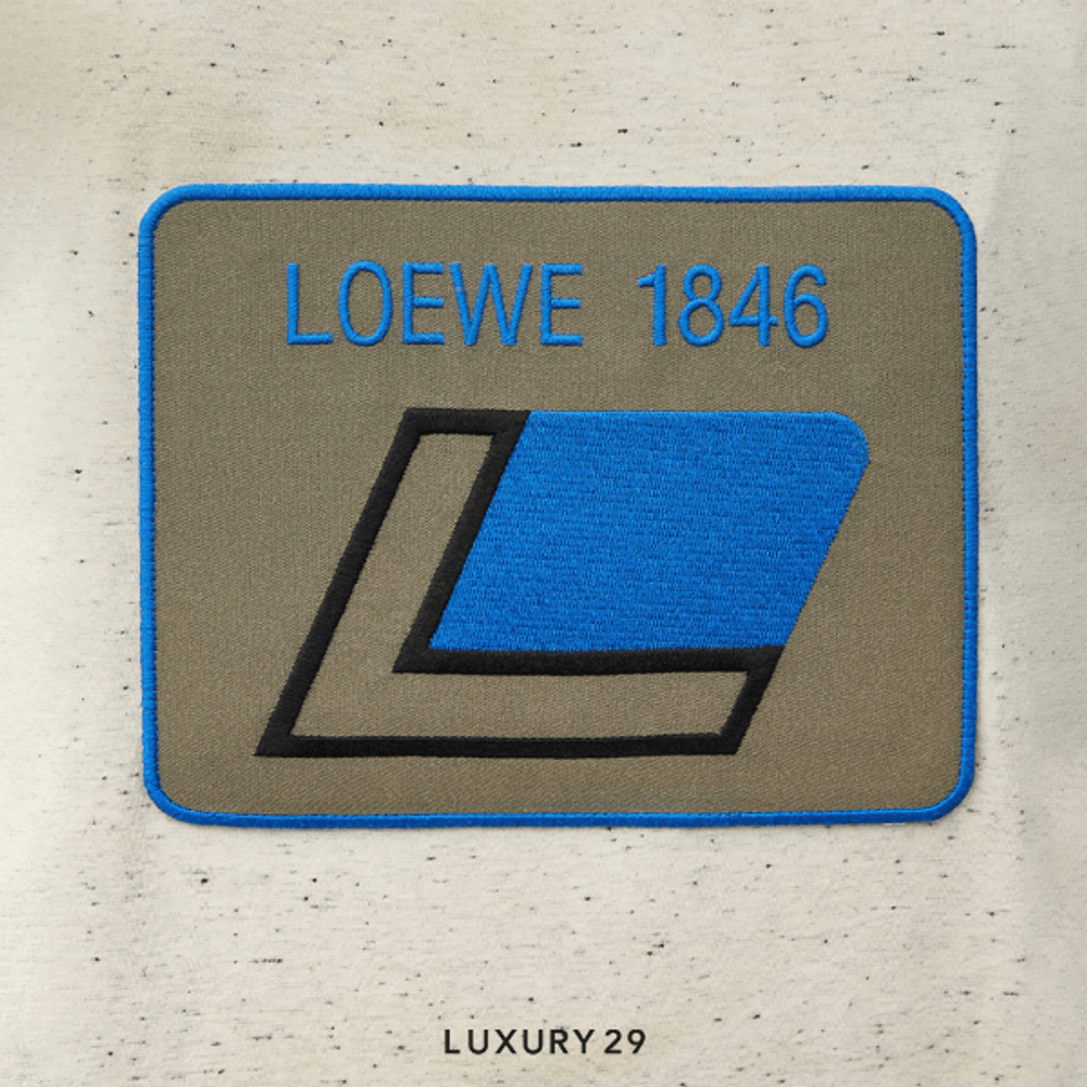 Loewe Loose fit T-shirt in cotton Light Oat Melange(XS, Neutrals)