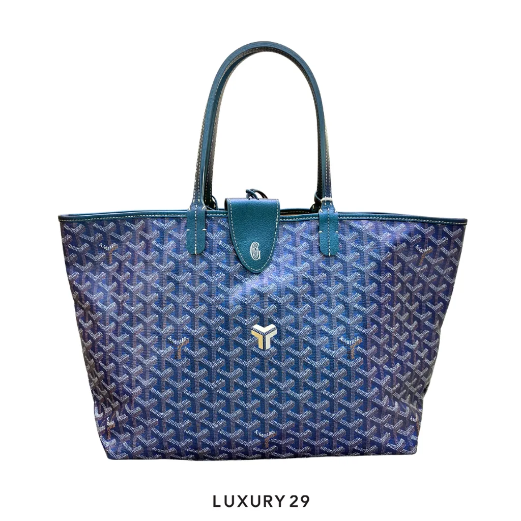 Goyard Saint Louis PM Bag 2024 Pearly Blue(Small, Blue)