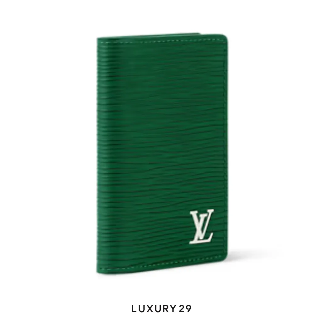 Louis Vuitton LV Pocket Organizer Wallet Green(Small, Green)