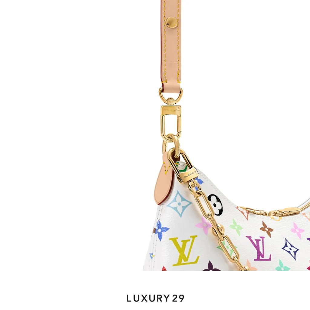 Louis Vuitton LV x TM Carryall East West Bag Trimmed with Cowhide Leather Multicolor/White(Medium, White)