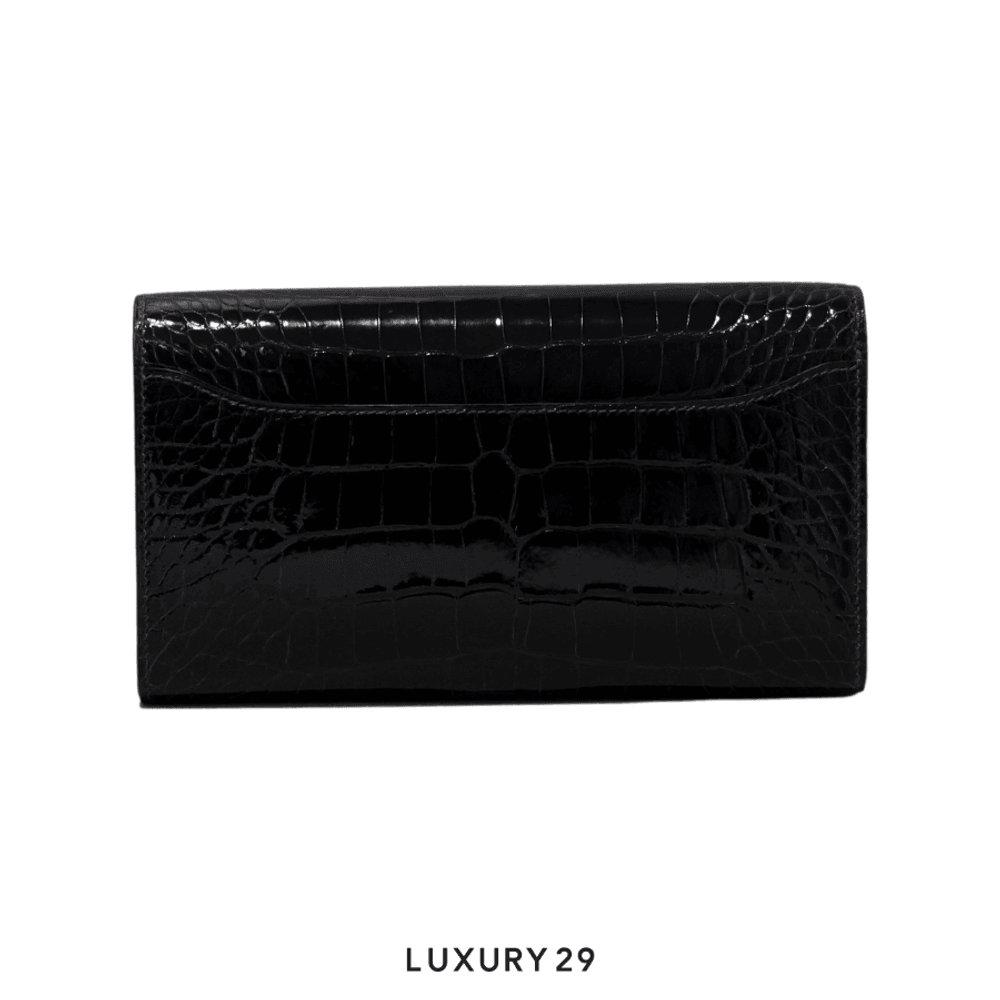 Hermes P Feuille Sac Constance To Go Alligator Missi Macassar / B Stamp (2023)(Medium, Brown)