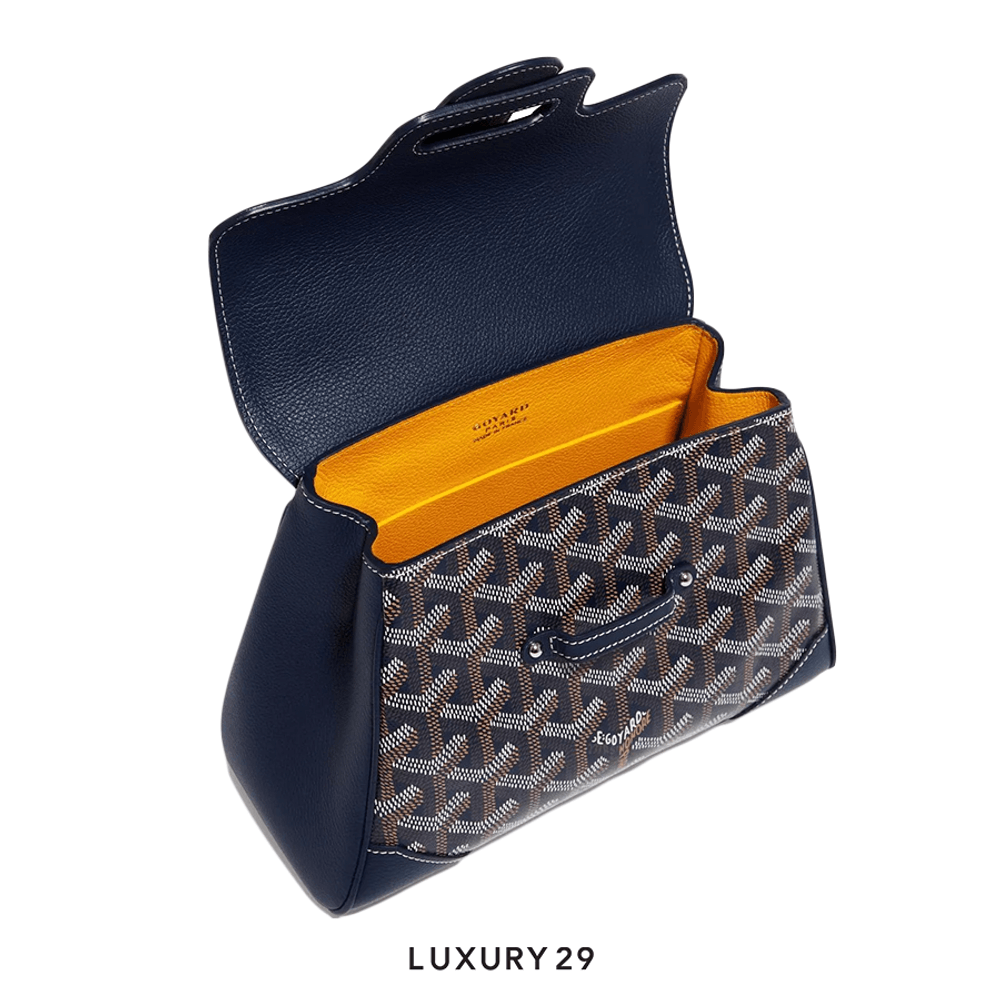 Goyard Saigon Souple Mini Bag Navy Blue(Mini, Blue)