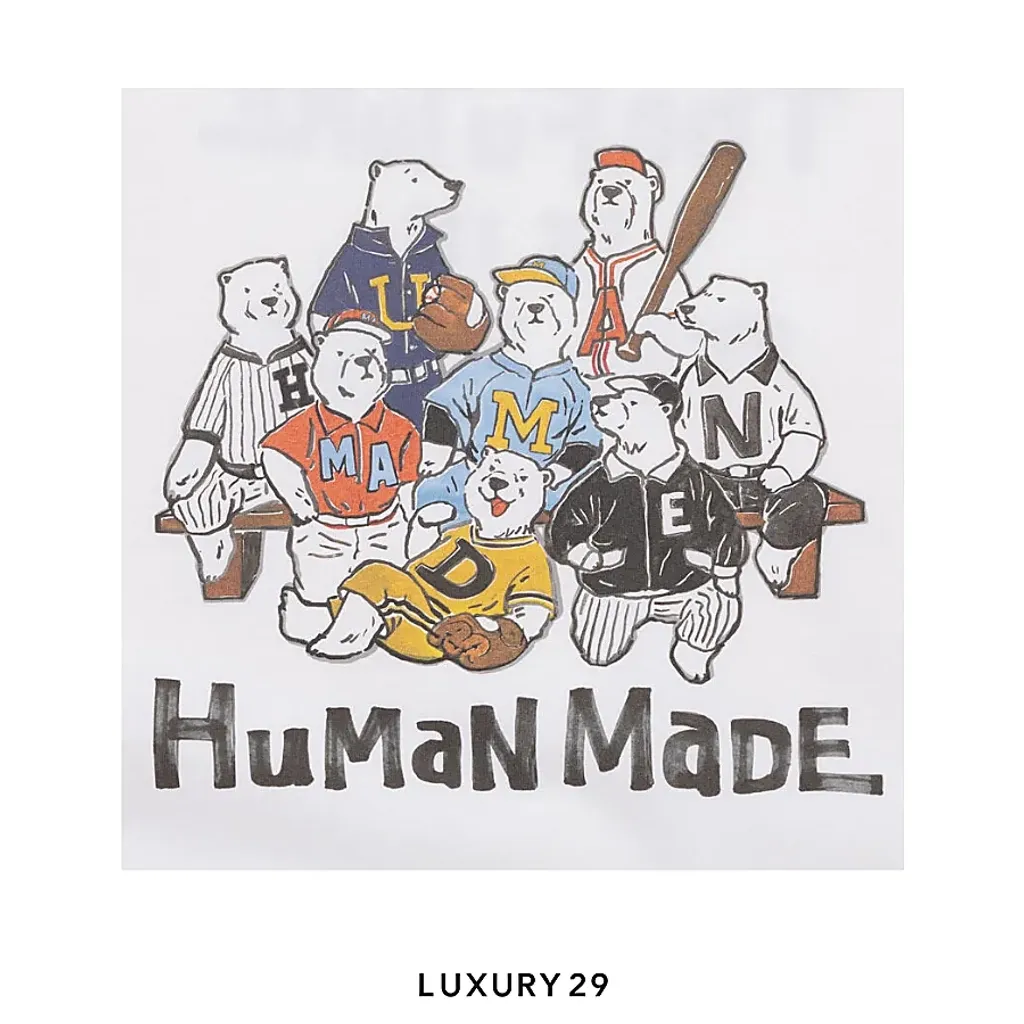 Human Made Animal Graphic T-shirt White(S, White)
