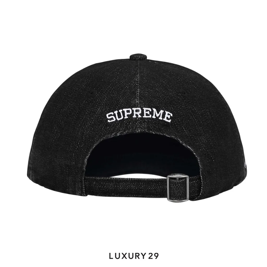 Supreme Cordura Denim S Logo 6-Panel Denim