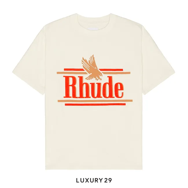 RHUDE ROSSA TEE VTG WHITE