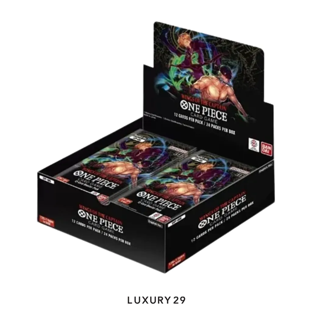 One Piece Wings of the Captain Booster Box (OP06) English Version(Small, Black)