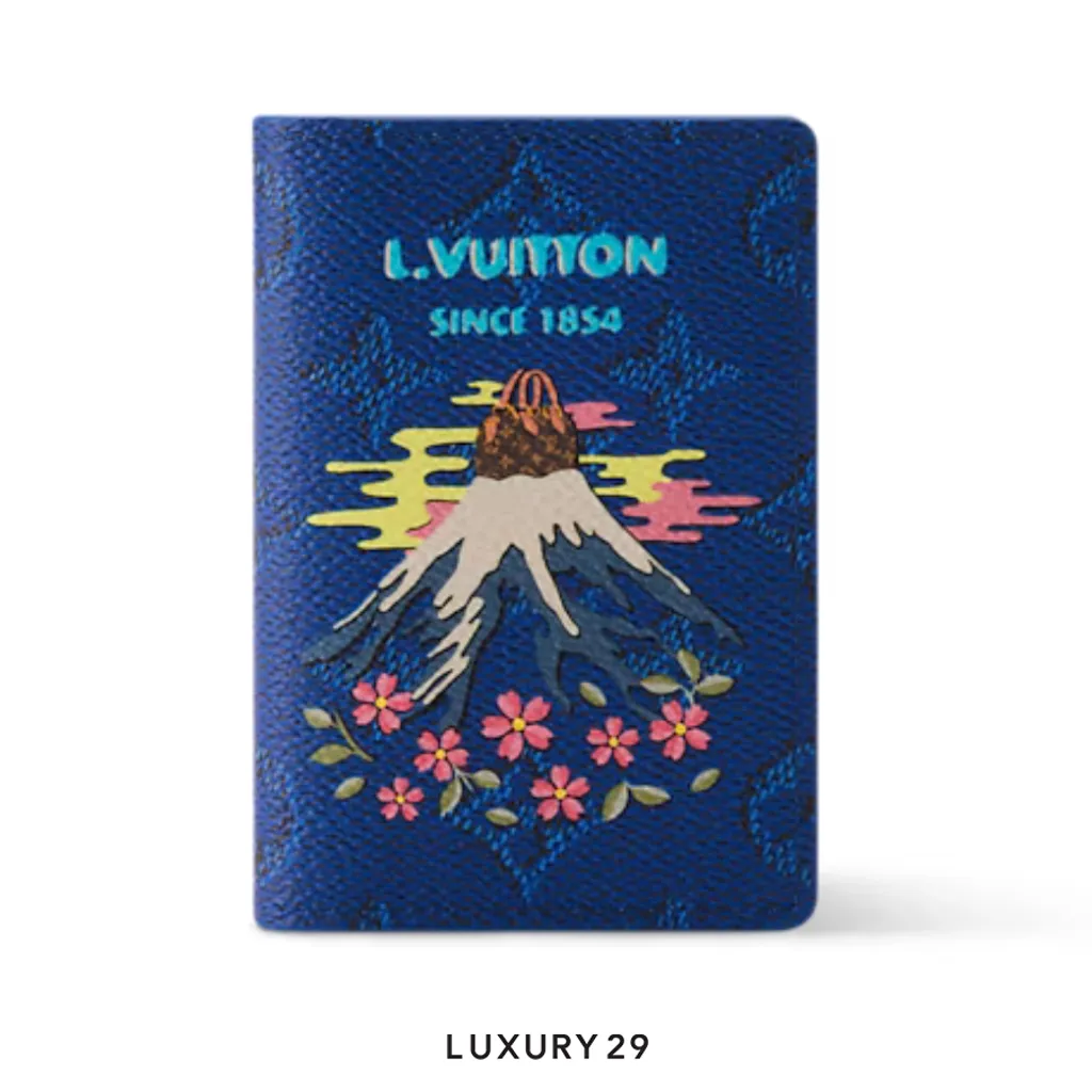 Louis Vuitton LV Pocket Organizer Wallet blue Monogram Canvas(Small, Blue)