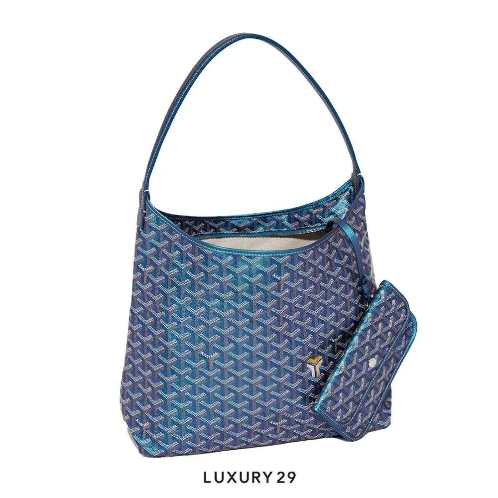 Goyard Boheme Hobo Bag 2024 Pearly Blue(Small, Blue)