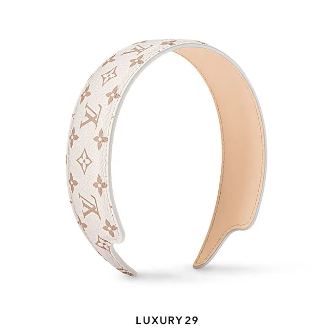 Louis Vuitton LV Outline headpiece Dune Brown