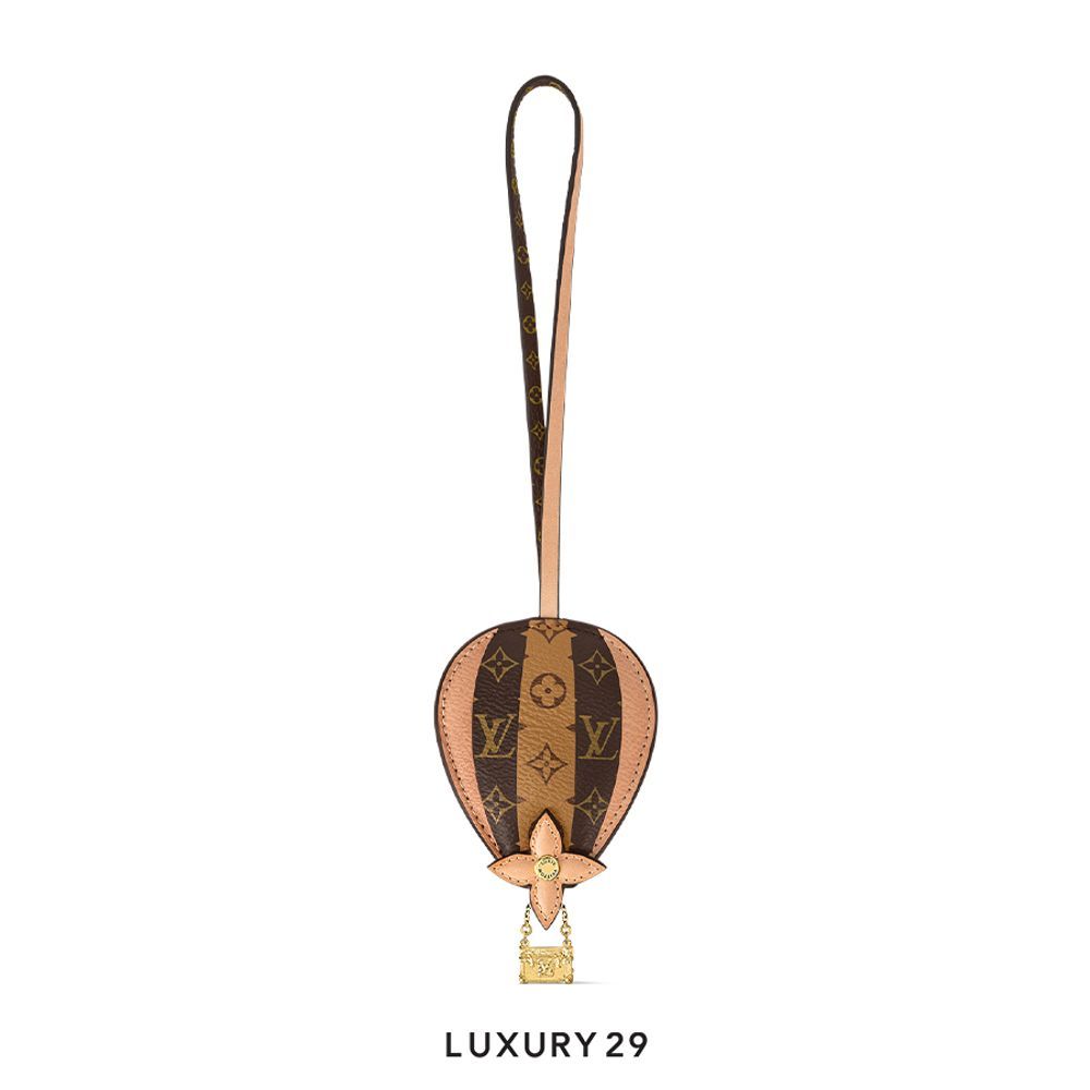 Louis Vuitton LV Sky Bag Charm Rose Beige(Small, Brown)