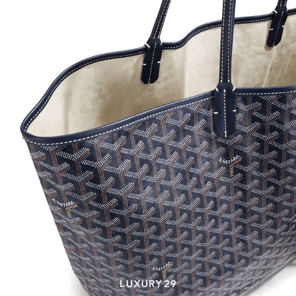Goyard tote bag navy blue on sale