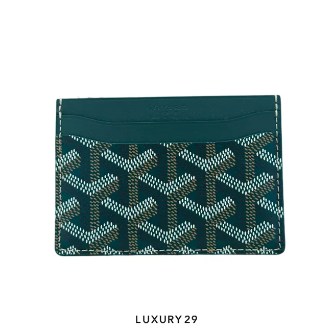 Goyard Saint-Sulpice Card Wallet Green
