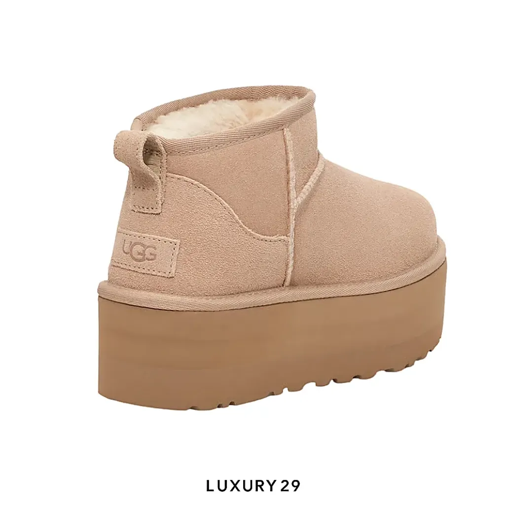 UGG Classic Ultra Mini Platform Sand(39, Brown)