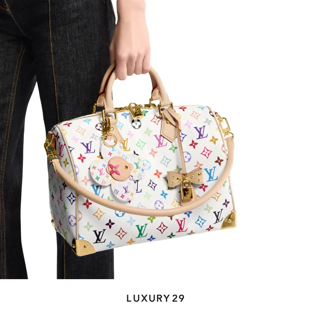 Louis Vuitton LV x TM Vivienne Head Bag Charm Multicolor(Small, White)