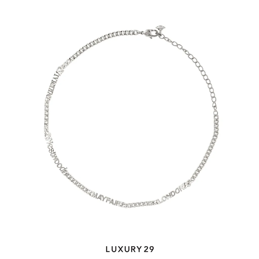 Vivienne westwood Millicent Necklace SS26 SI U(Free Size, Silver)
