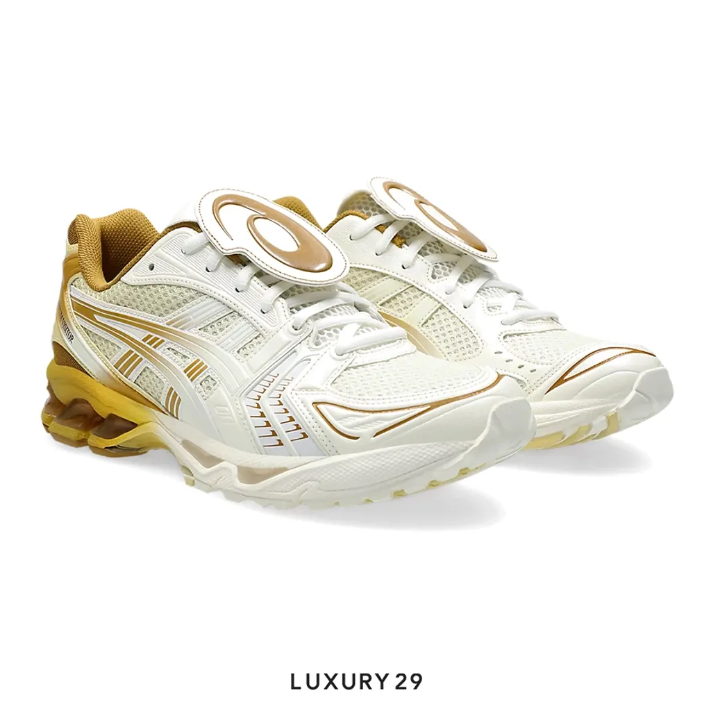 ASICS X THE MUSEUM VISITOR GEL-KAYANO 14 CREAM/MINERAL BROWN(M)(41.5, Brown)