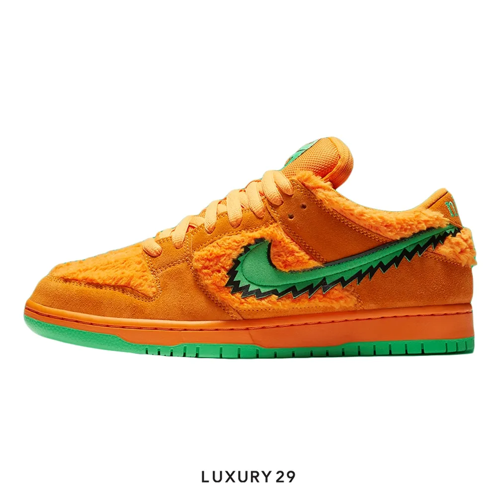 Nike SB Dunk Low Grateful Dead Bears Orange(39, Orange)