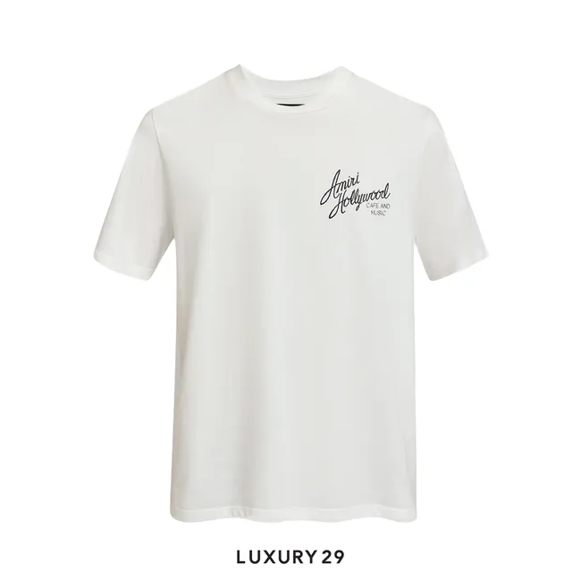 Amiri Hollywood Tee Ivory