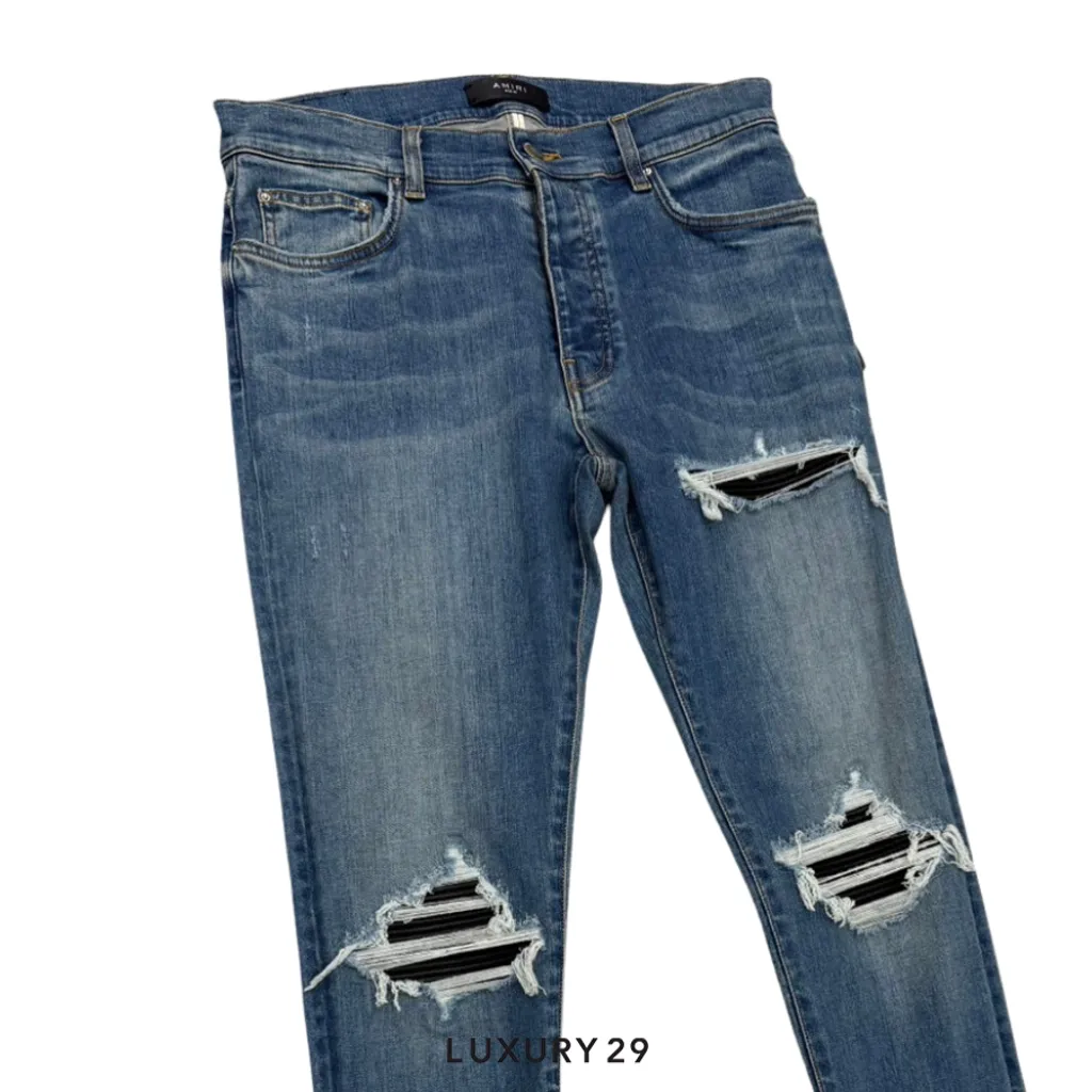 Amiri MX1 JEAN CLAY INDIGO(S, Blue)
