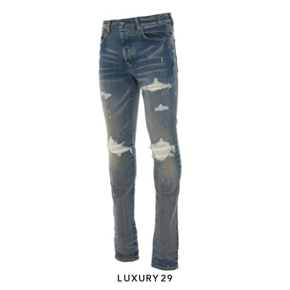 Amiri MX1 ULTRA SUEDE JEAN Clay Indigo(L, Blue)