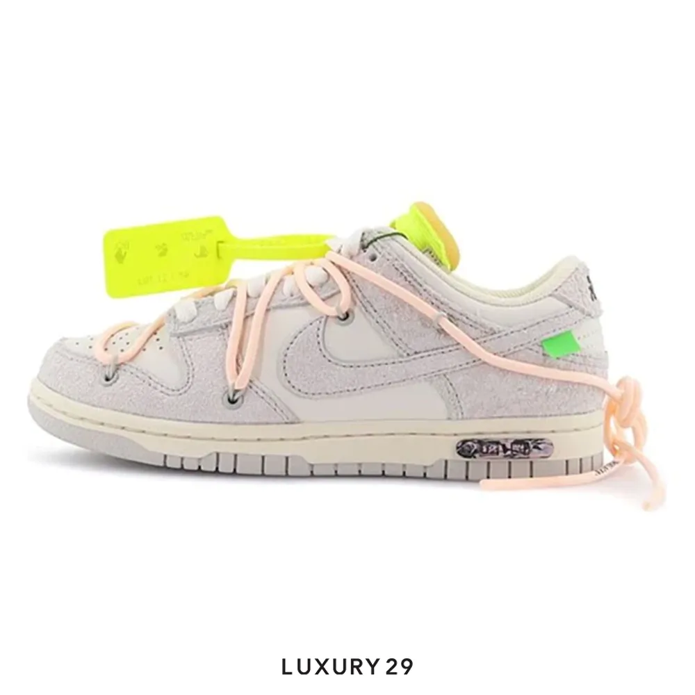 Nike Dunk Low Off-White Lot 12(M)(44, Grey)