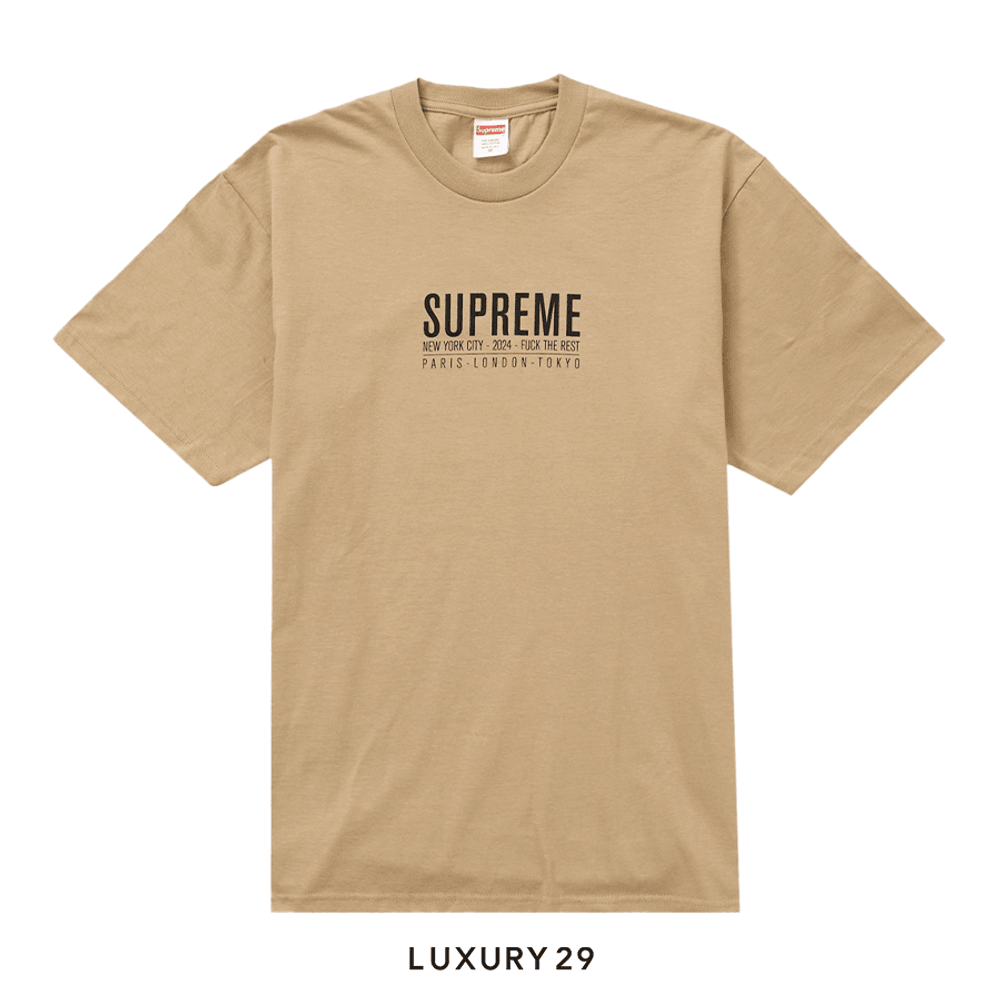 Supreme Paris Tee 'Khaki'(L, Green)