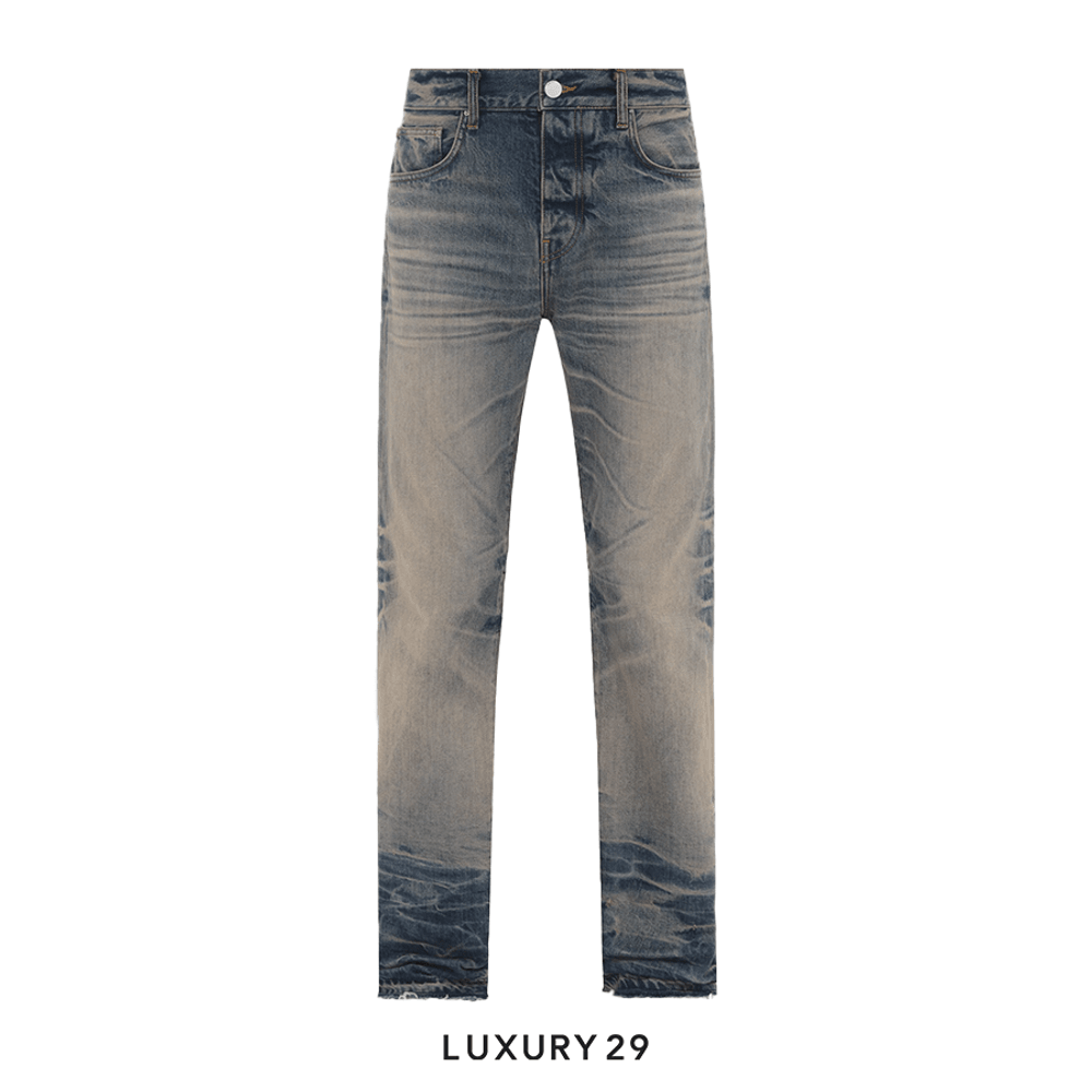 Amiri RELEASE HEM STRAIGHT JEAN Antique Indigo(M, Blue)