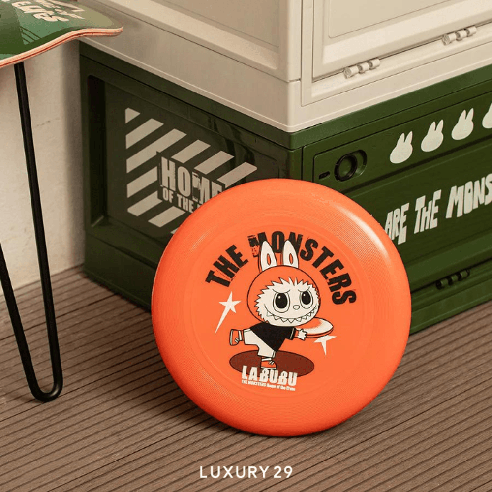 POP MART The Monsters Home of the Elves Series Flying Disc(Free Size, Orange)