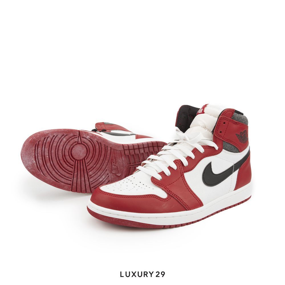 Nike Jordan 1 Retro High OG Chicago Lost and Found(45, Red)
