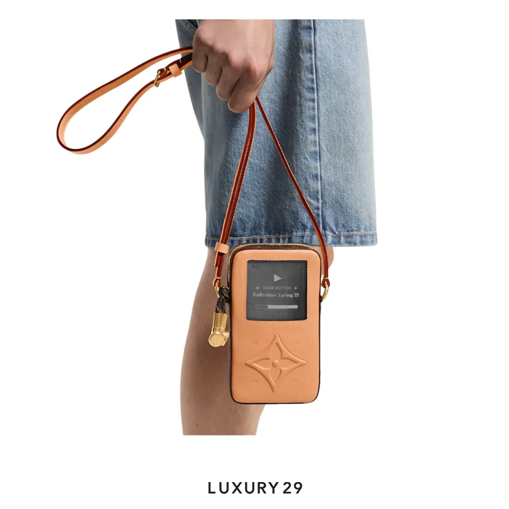 Louis Vuitton LV Music Player Wearable Wallet Brown(Small, Brown)