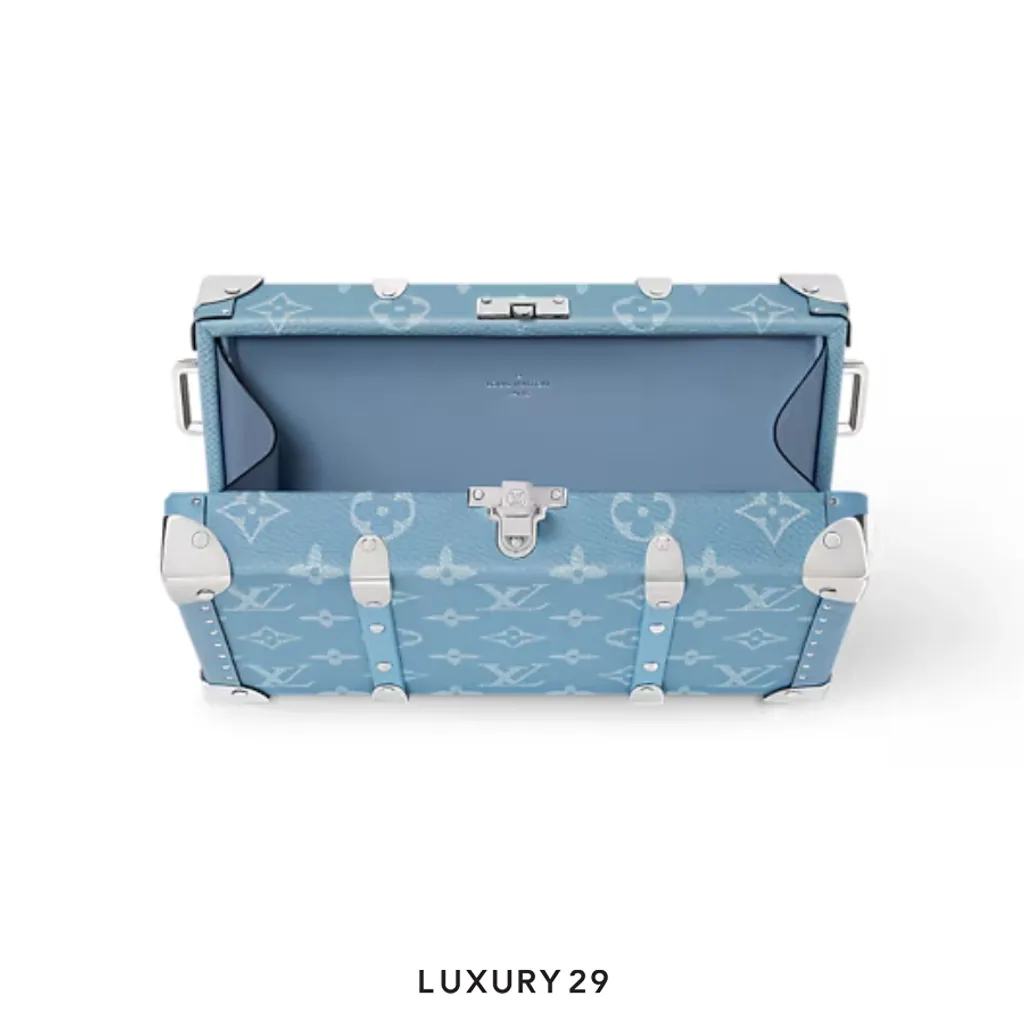 Louis Vuitton LV Taigarama Wallet Trunk Blue(Small, Blue)