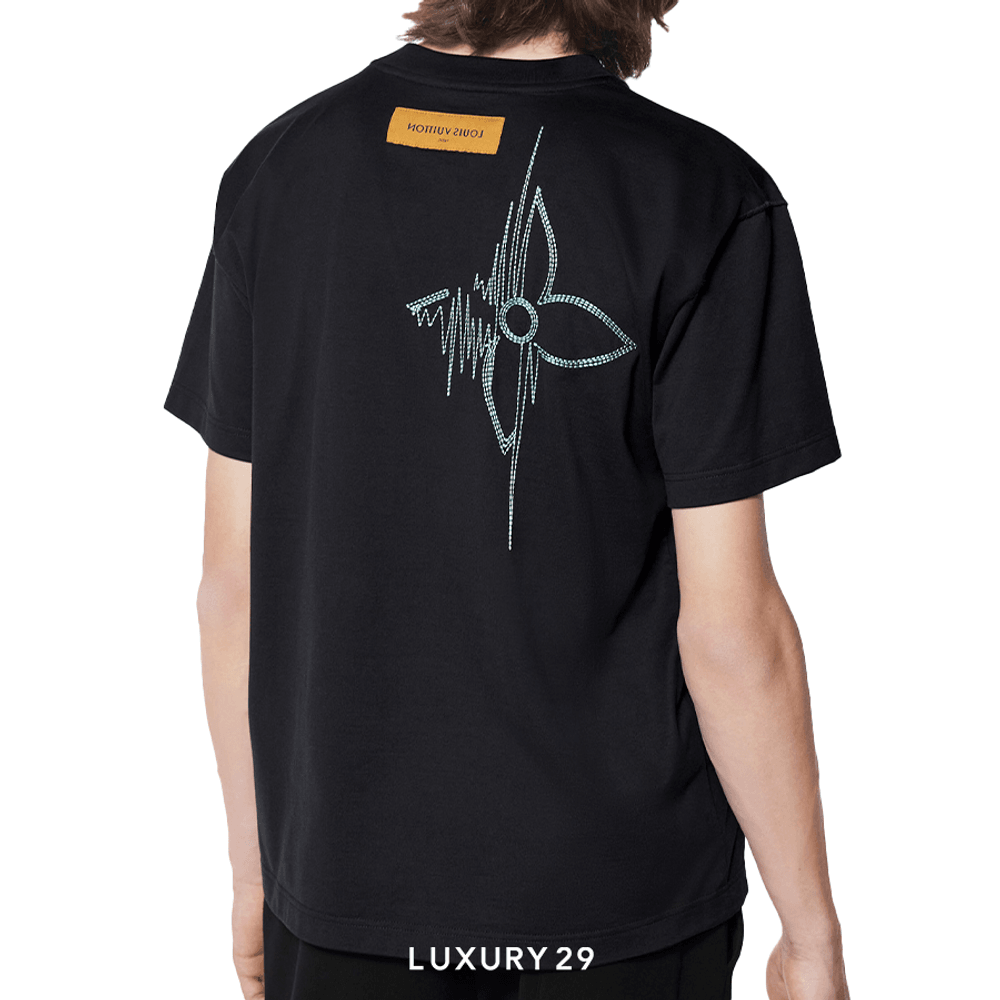 Louis Vuitton LV Frequency Graphic T-Shirt(S, Black)