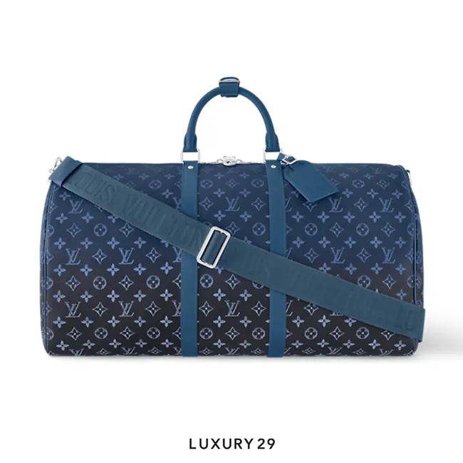Louis Vuitton LV Keepall Bandouliere 55 Bag Monogram Gradient