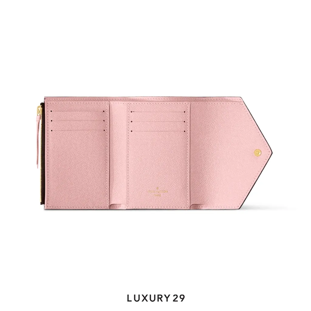 Louis Vuitton LV Victorine Wallet Monogram Canvas Brown(Small, Brown)