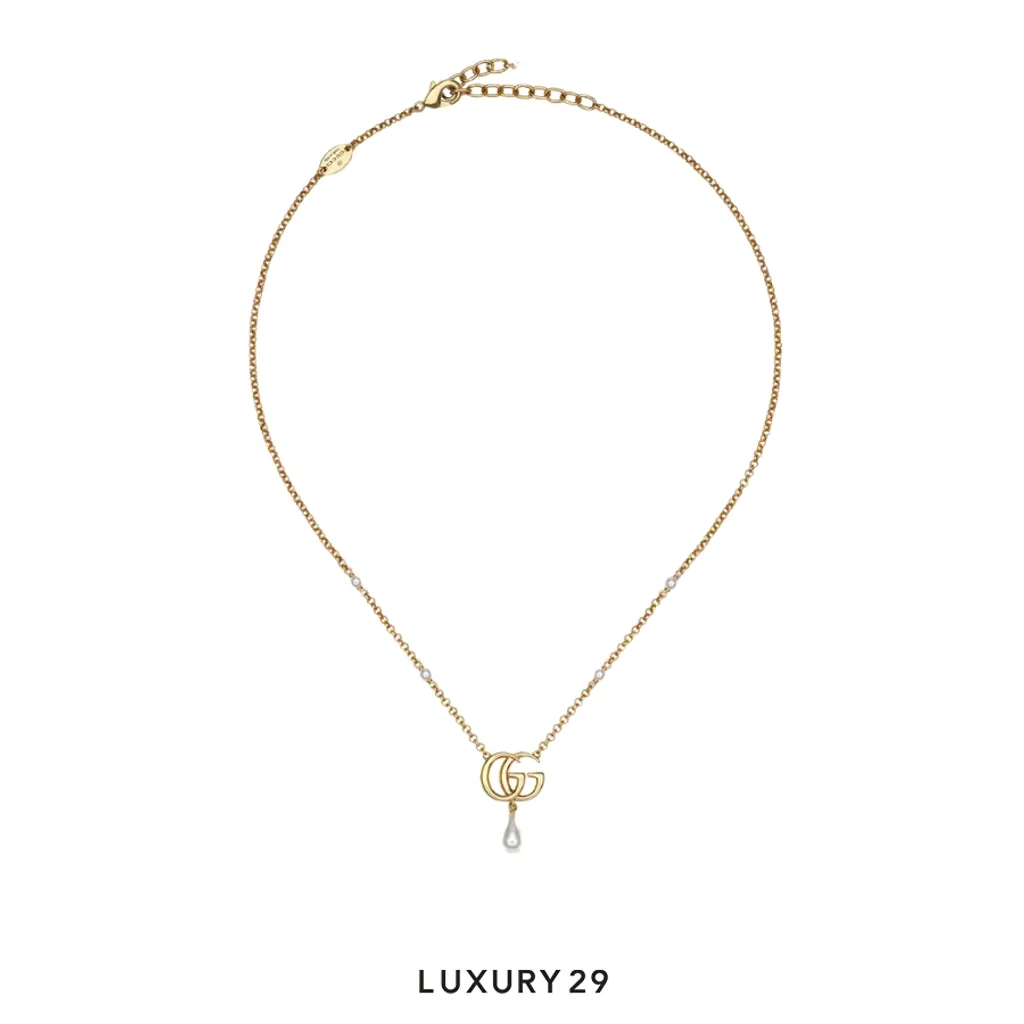 Gucci GG Marmont pendant necklace Gold(Free Size, Gold)