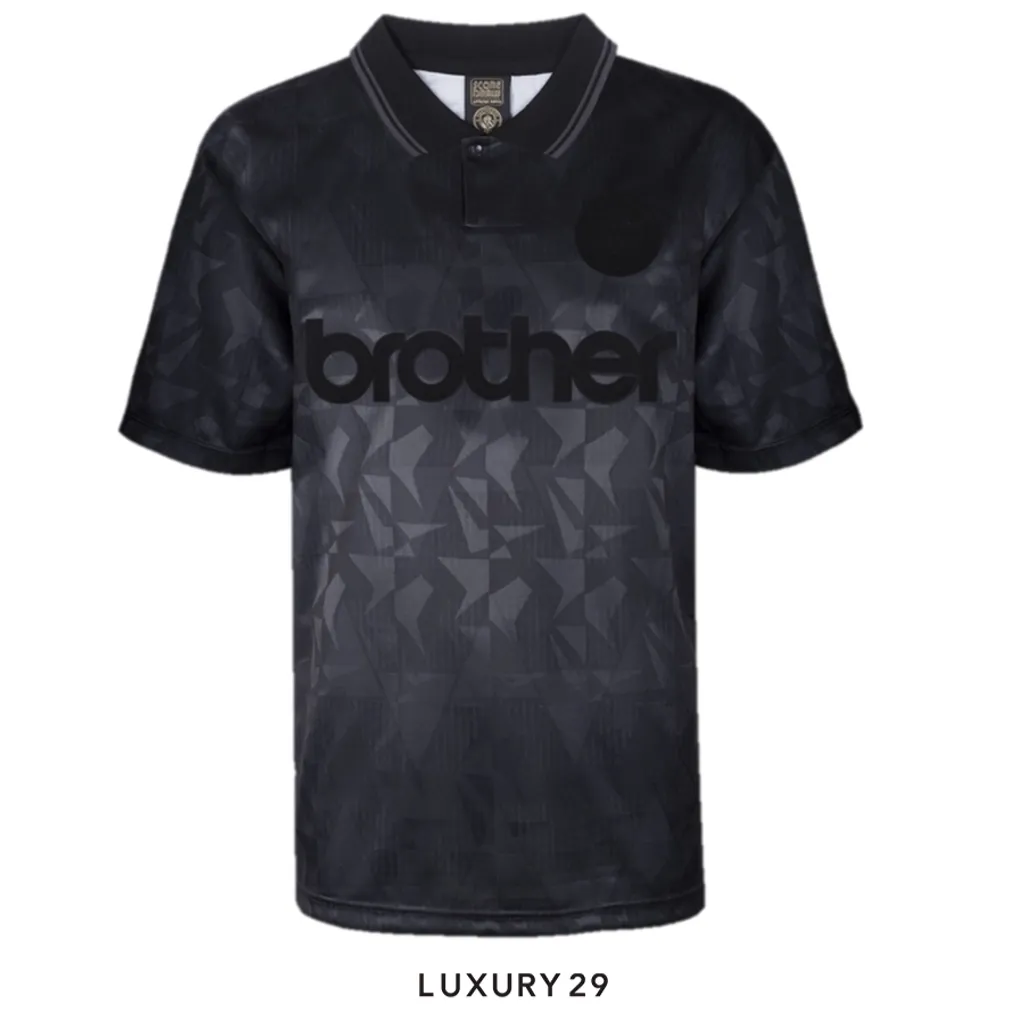 Manchester City 1990 Blackout Shirt Black(M, Black)